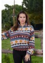 BEL LASTİKLİ FERMUAR DETAYLI SWEAT